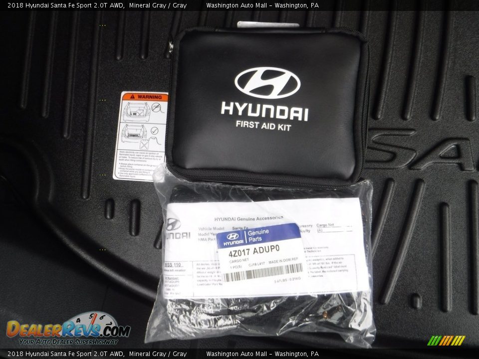 2018 Hyundai Santa Fe Sport 2.0T AWD Mineral Gray / Gray Photo #25