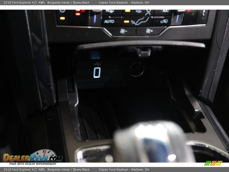 2018 Ford Explorer XLT 4WD Burgundy Velvet / Ebony Black Photo #14