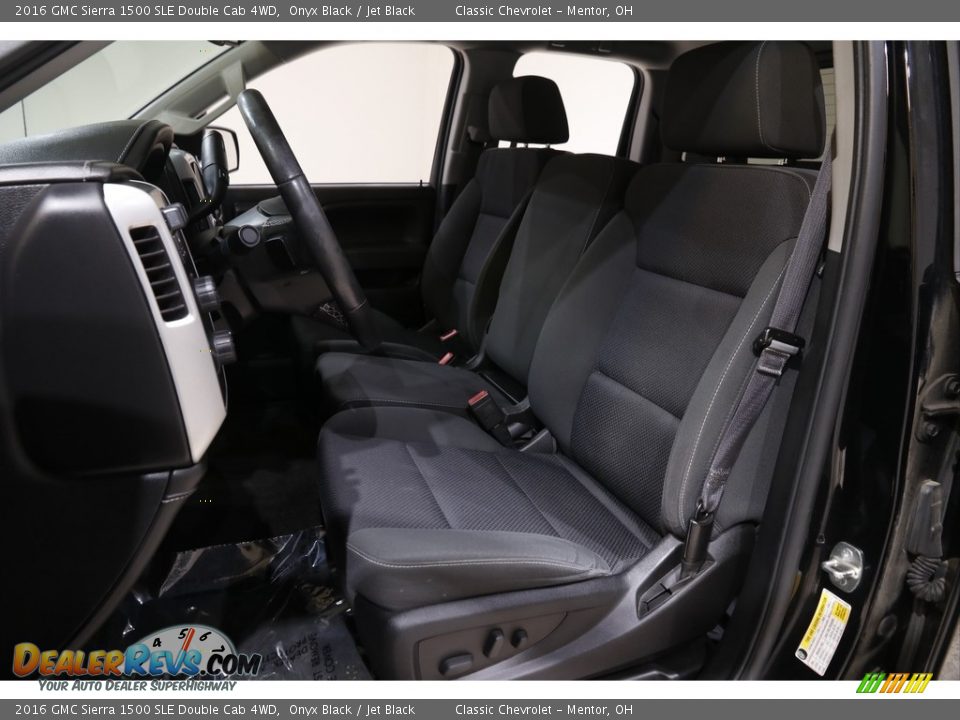 2016 GMC Sierra 1500 SLE Double Cab 4WD Onyx Black / Jet Black Photo #5