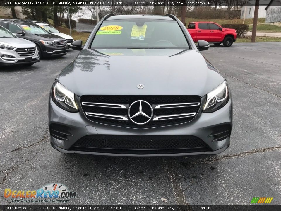 2018 Mercedes-Benz GLC 300 4Matic Selenite Grey Metallic / Black Photo #3