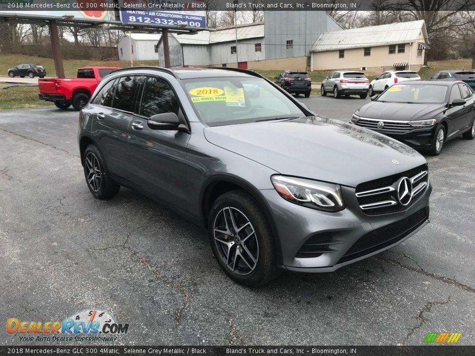 2018 Mercedes-Benz GLC 300 4Matic Selenite Grey Metallic / Black Photo #4