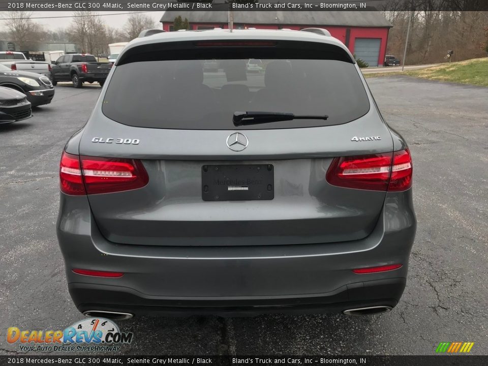 2018 Mercedes-Benz GLC 300 4Matic Selenite Grey Metallic / Black Photo #7