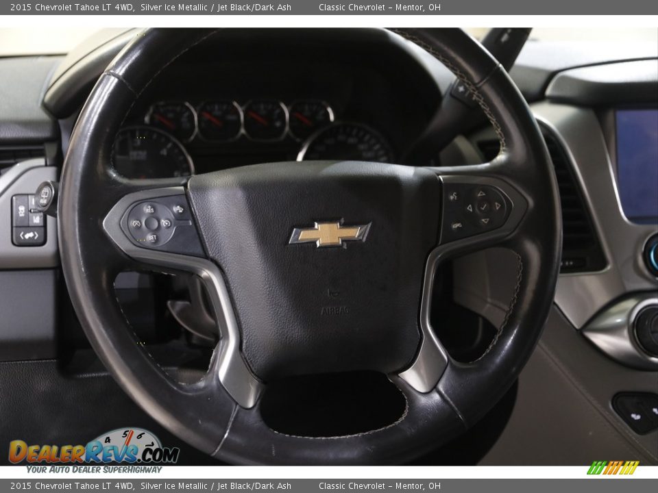 2015 Chevrolet Tahoe LT 4WD Silver Ice Metallic / Jet Black/Dark Ash Photo #8