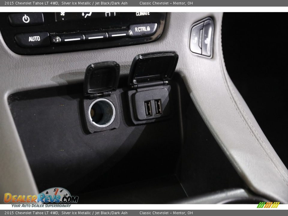 2015 Chevrolet Tahoe LT 4WD Silver Ice Metallic / Jet Black/Dark Ash Photo #15