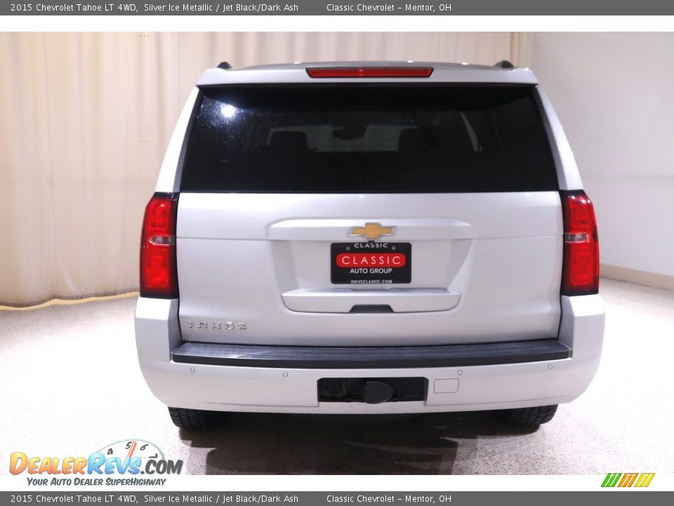 2015 Chevrolet Tahoe LT 4WD Silver Ice Metallic / Jet Black/Dark Ash Photo #20