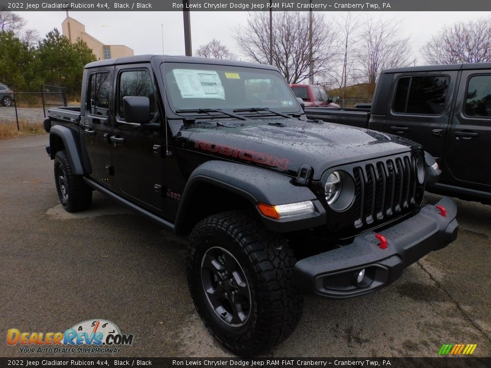 Front 3/4 View of 2022 Jeep Gladiator Rubicon 4x4 Photo #3