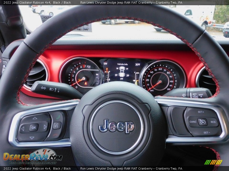 2022 Jeep Gladiator Rubicon 4x4 Steering Wheel Photo #19