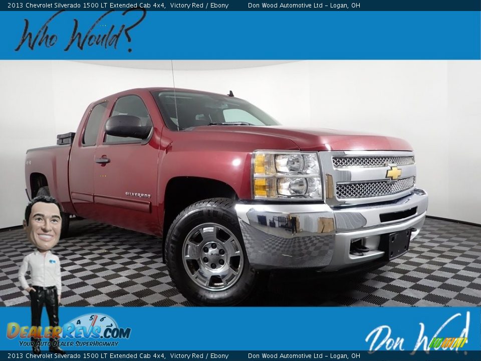 2013 Chevrolet Silverado 1500 LT Extended Cab 4x4 Victory Red / Ebony Photo #1