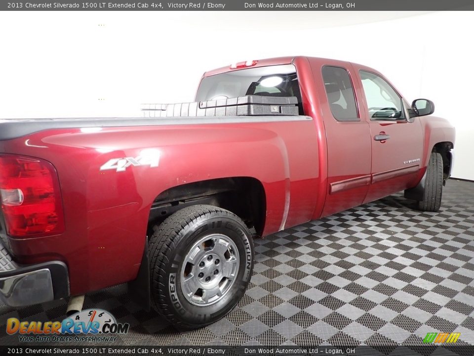 2013 Chevrolet Silverado 1500 LT Extended Cab 4x4 Victory Red / Ebony Photo #11