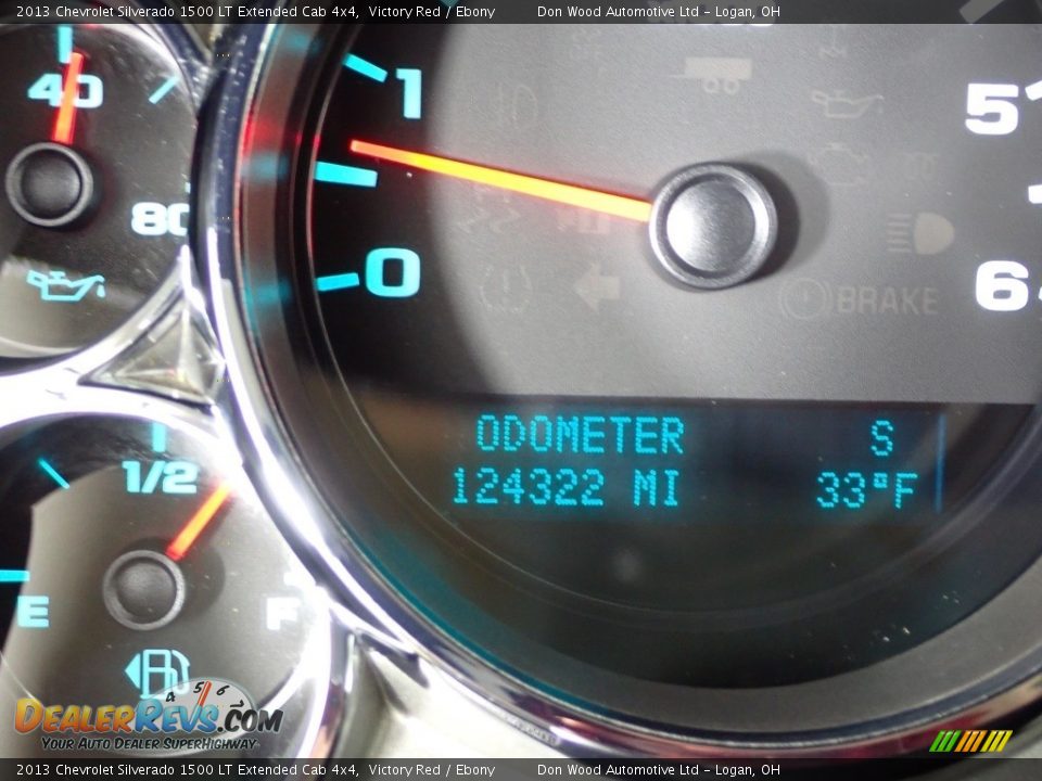 2013 Chevrolet Silverado 1500 LT Extended Cab 4x4 Victory Red / Ebony Photo #33