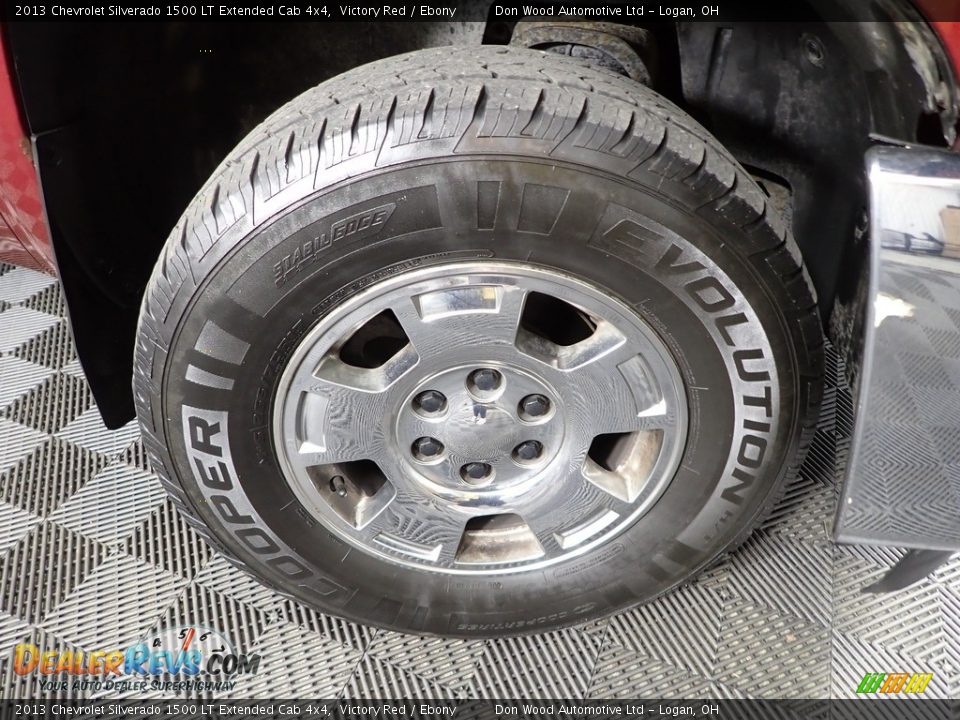 2013 Chevrolet Silverado 1500 LT Extended Cab 4x4 Victory Red / Ebony Photo #34