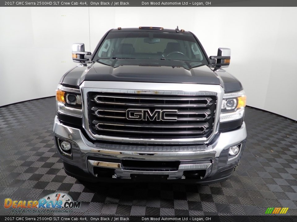 Onyx Black 2017 GMC Sierra 2500HD SLT Crew Cab 4x4 Photo #7