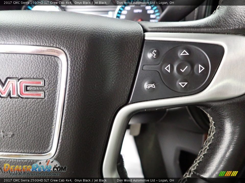 2017 GMC Sierra 2500HD SLT Crew Cab 4x4 Steering Wheel Photo #21