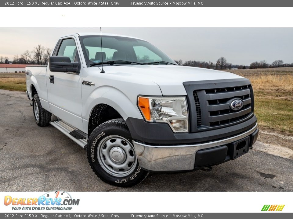 Front 3/4 View of 2012 Ford F150 XL Regular Cab 4x4 Photo #1