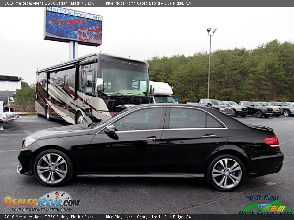 2016 Mercedes-Benz E 350 Sedan Black / Black Photo #2