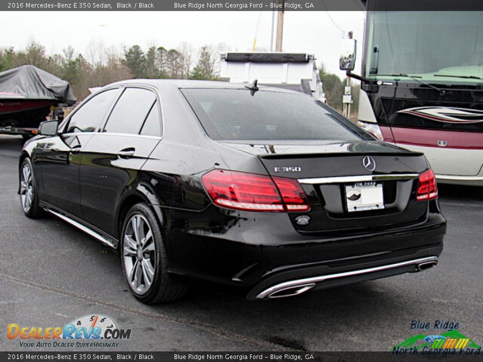 2016 Mercedes-Benz E 350 Sedan Black / Black Photo #3