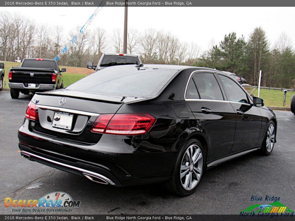 2016 Mercedes-Benz E 350 Sedan Black / Black Photo #5