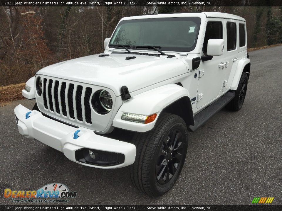 2021 Jeep Wrangler Unlimited High Altitude 4xe Hybrid Bright White / Black Photo #2