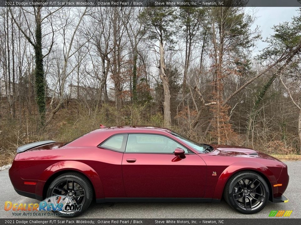 2021 Dodge Challenger R/T Scat Pack Widebody Octane Red Pearl / Black Photo #5