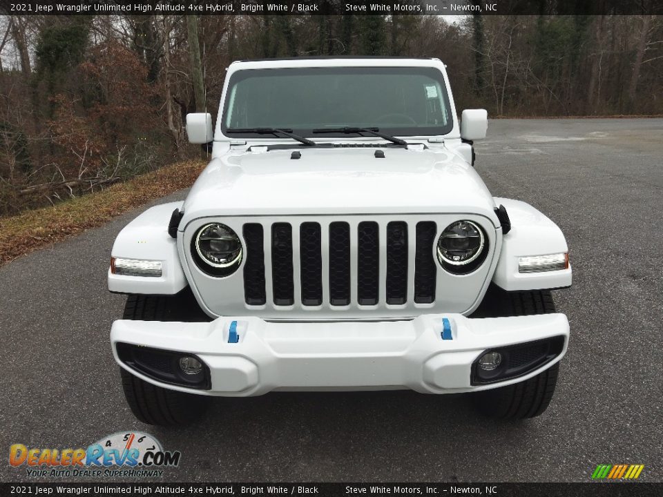 2021 Jeep Wrangler Unlimited High Altitude 4xe Hybrid Bright White / Black Photo #3