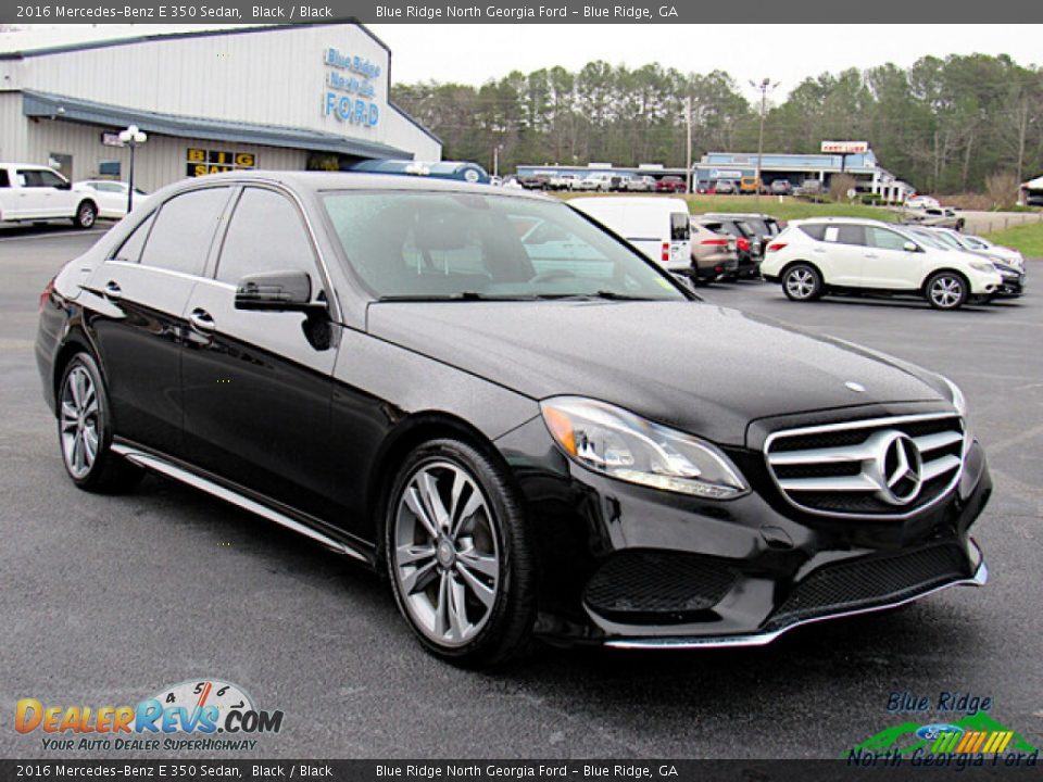 2016 Mercedes-Benz E 350 Sedan Black / Black Photo #7