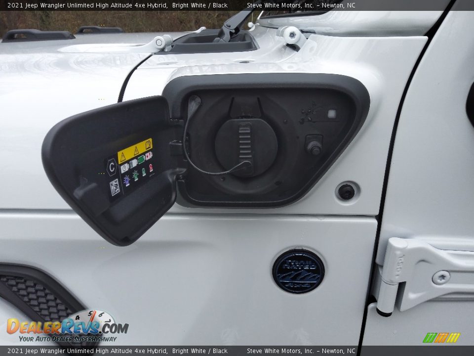 2021 Jeep Wrangler Unlimited High Altitude 4xe Hybrid Bright White / Black Photo #4