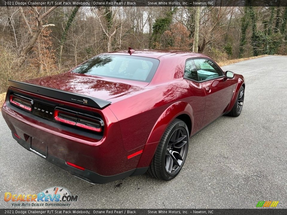 2021 Dodge Challenger R/T Scat Pack Widebody Octane Red Pearl / Black Photo #6