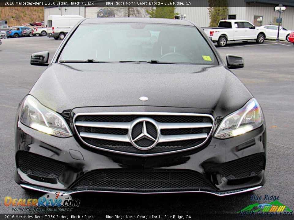 2016 Mercedes-Benz E 350 Sedan Black / Black Photo #8