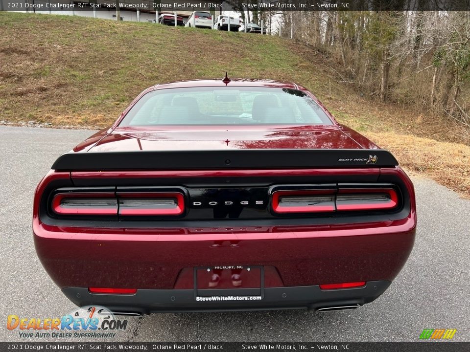 2021 Dodge Challenger R/T Scat Pack Widebody Octane Red Pearl / Black Photo #7