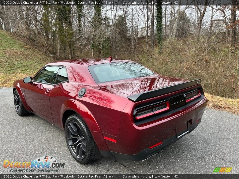 2021 Dodge Challenger R/T Scat Pack Widebody Octane Red Pearl / Black Photo #8