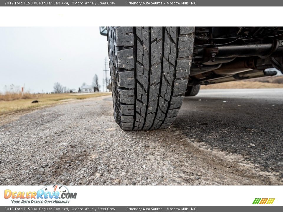 2012 Ford F150 XL Regular Cab 4x4 Oxford White / Steel Gray Photo #14