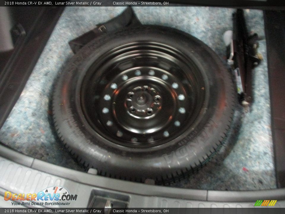 2018 Honda CR-V EX AWD Lunar Silver Metallic / Gray Photo #14