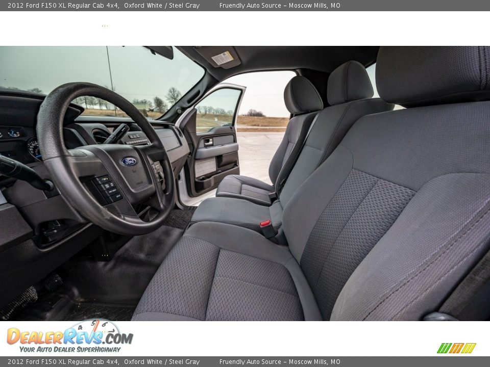 Front Seat of 2012 Ford F150 XL Regular Cab 4x4 Photo #18