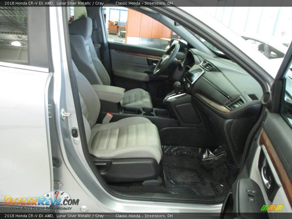 2018 Honda CR-V EX AWD Lunar Silver Metallic / Gray Photo #18
