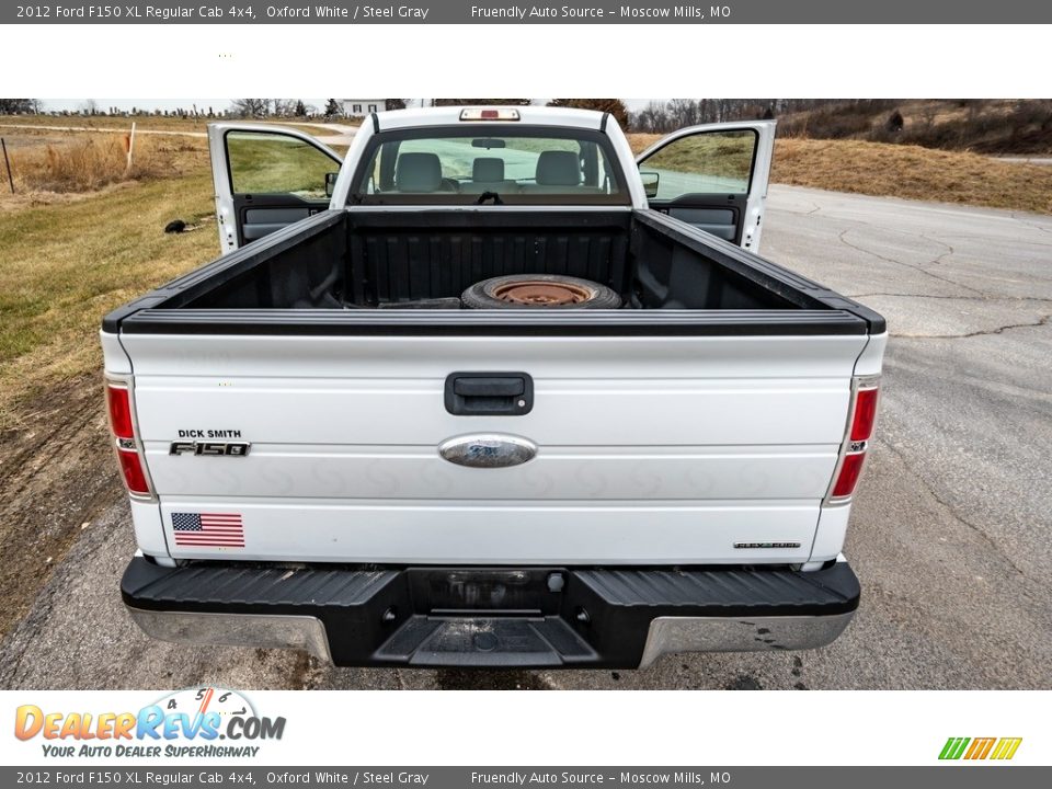 2012 Ford F150 XL Regular Cab 4x4 Oxford White / Steel Gray Photo #20