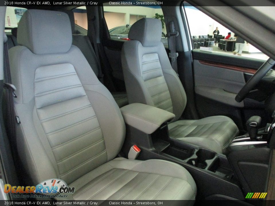 2018 Honda CR-V EX AWD Lunar Silver Metallic / Gray Photo #19
