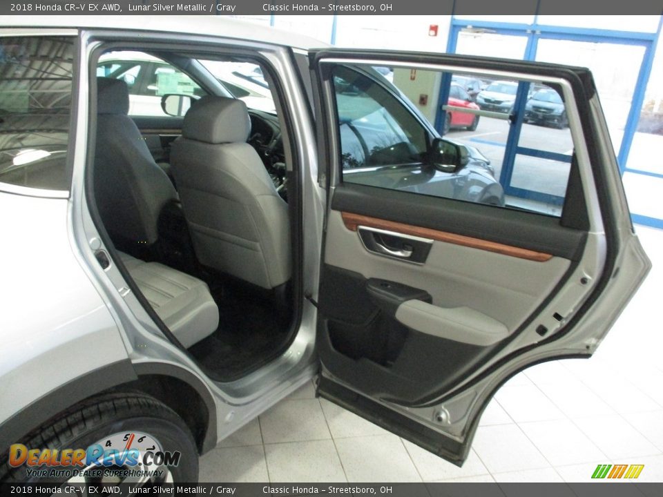 2018 Honda CR-V EX AWD Lunar Silver Metallic / Gray Photo #21