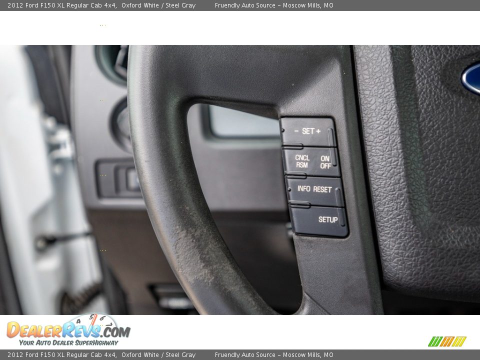 2012 Ford F150 XL Regular Cab 4x4 Steering Wheel Photo #26