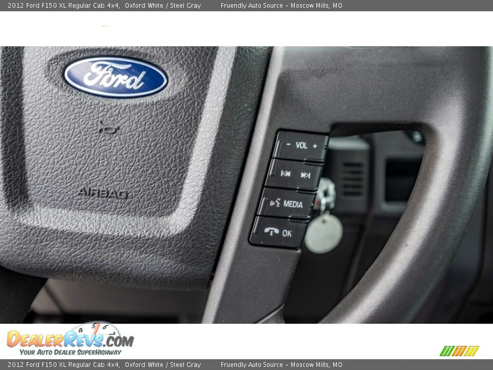 2012 Ford F150 XL Regular Cab 4x4 Steering Wheel Photo #27