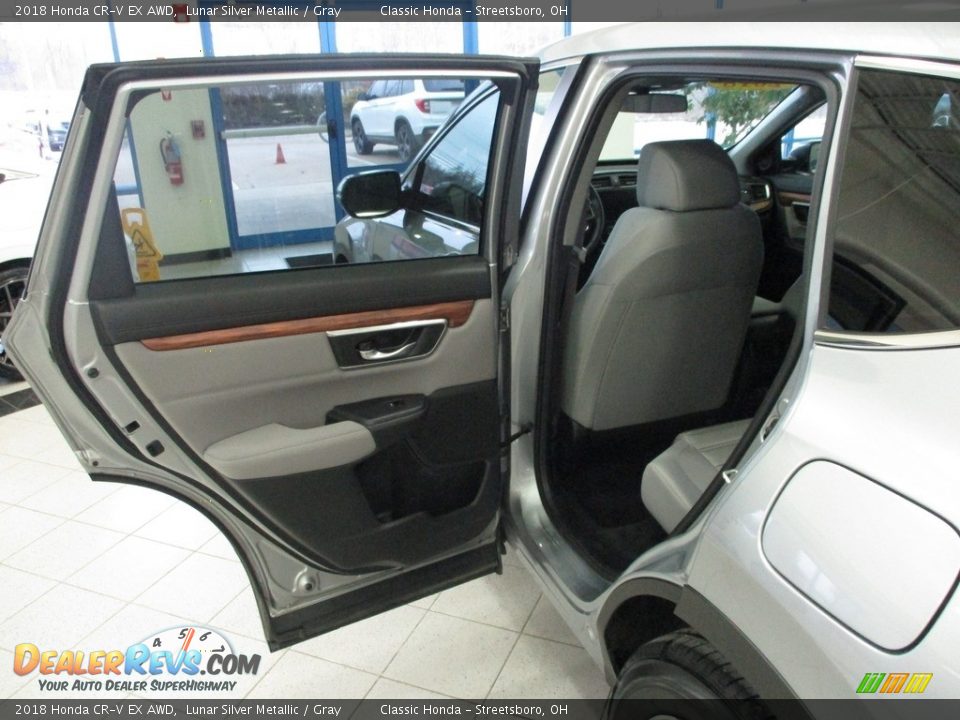 2018 Honda CR-V EX AWD Lunar Silver Metallic / Gray Photo #25