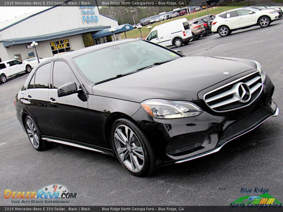 2016 Mercedes-Benz E 350 Sedan Black / Black Photo #25