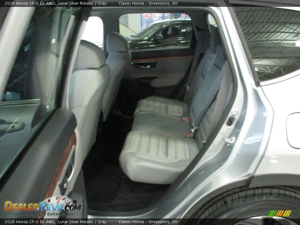 2018 Honda CR-V EX AWD Lunar Silver Metallic / Gray Photo #26