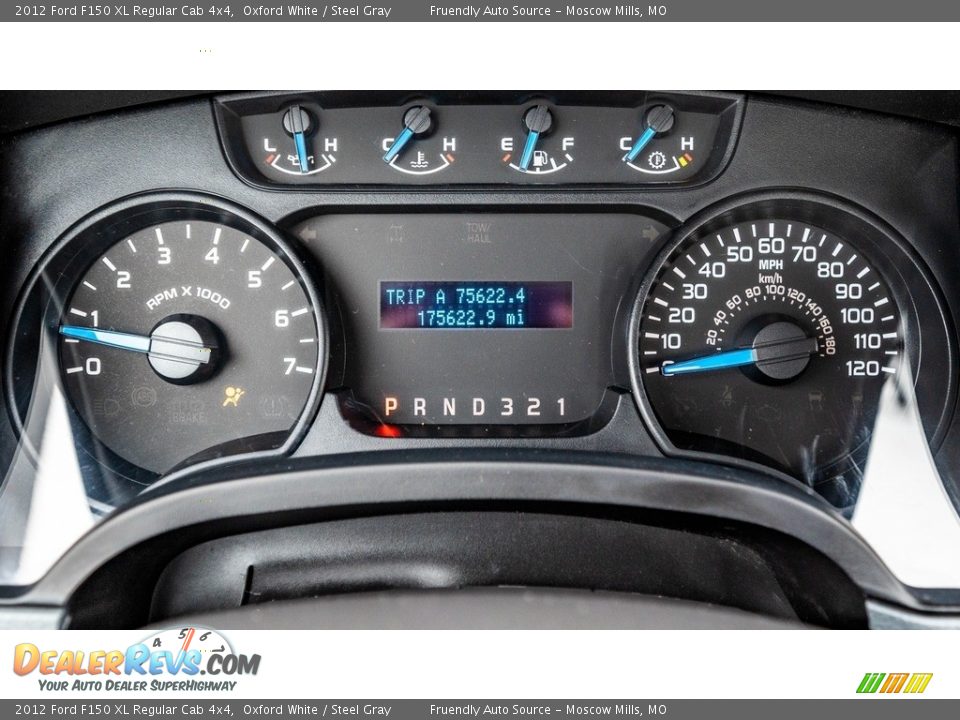 2012 Ford F150 XL Regular Cab 4x4 Gauges Photo #28