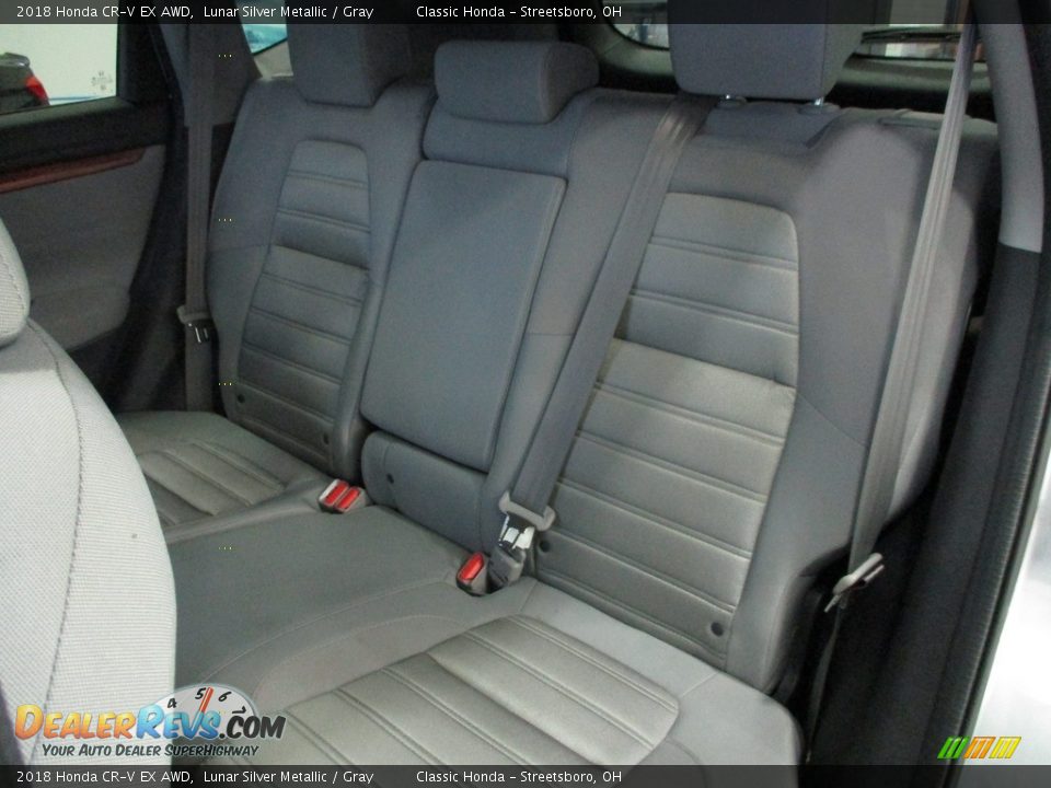 2018 Honda CR-V EX AWD Lunar Silver Metallic / Gray Photo #27