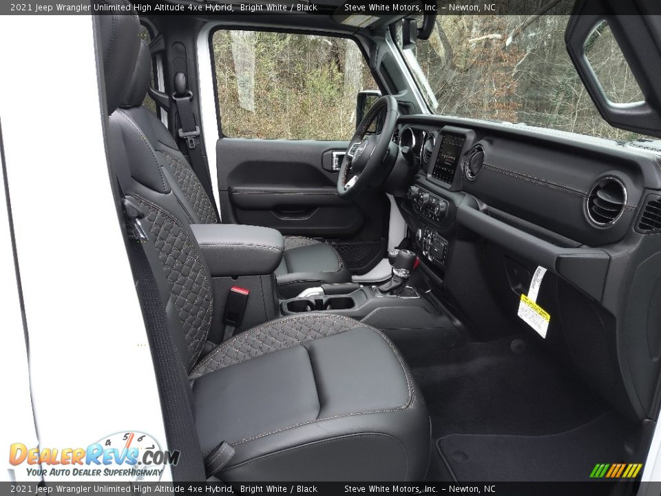 Front Seat of 2021 Jeep Wrangler Unlimited High Altitude 4xe Hybrid Photo #21