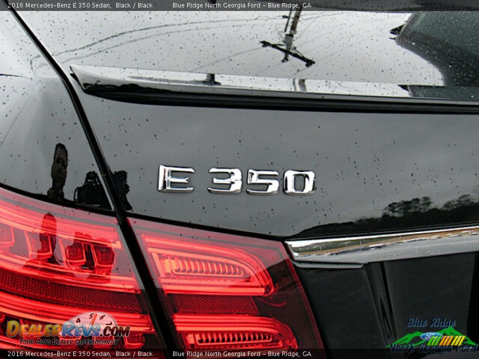 2016 Mercedes-Benz E 350 Sedan Black / Black Photo #28