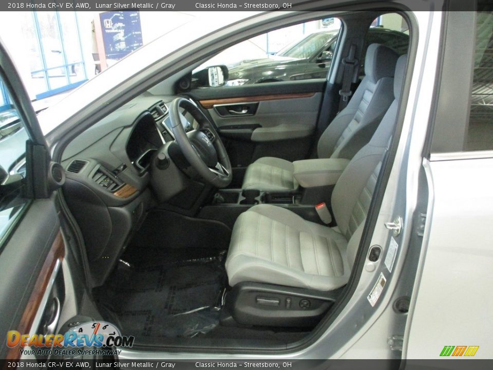 2018 Honda CR-V EX AWD Lunar Silver Metallic / Gray Photo #29