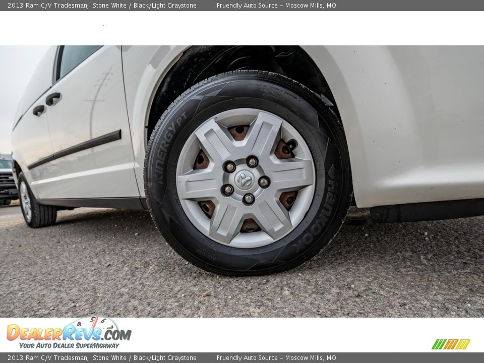 2013 Ram C/V Tradesman Stone White / Black/Light Graystone Photo #2