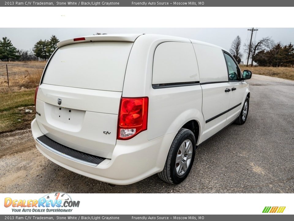 2013 Ram C/V Tradesman Stone White / Black/Light Graystone Photo #4