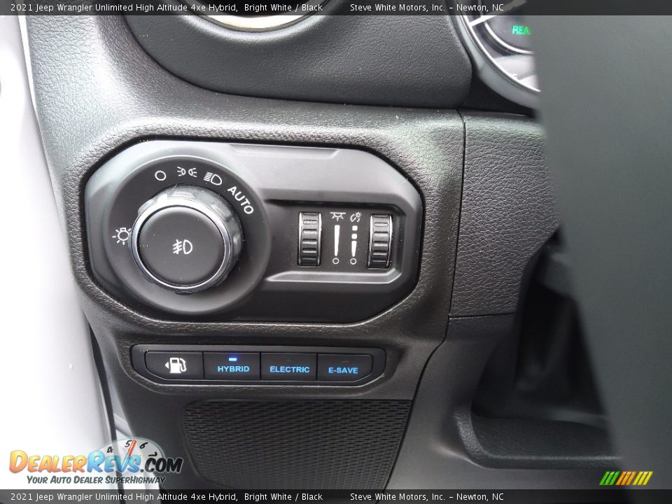 Controls of 2021 Jeep Wrangler Unlimited High Altitude 4xe Hybrid Photo #24